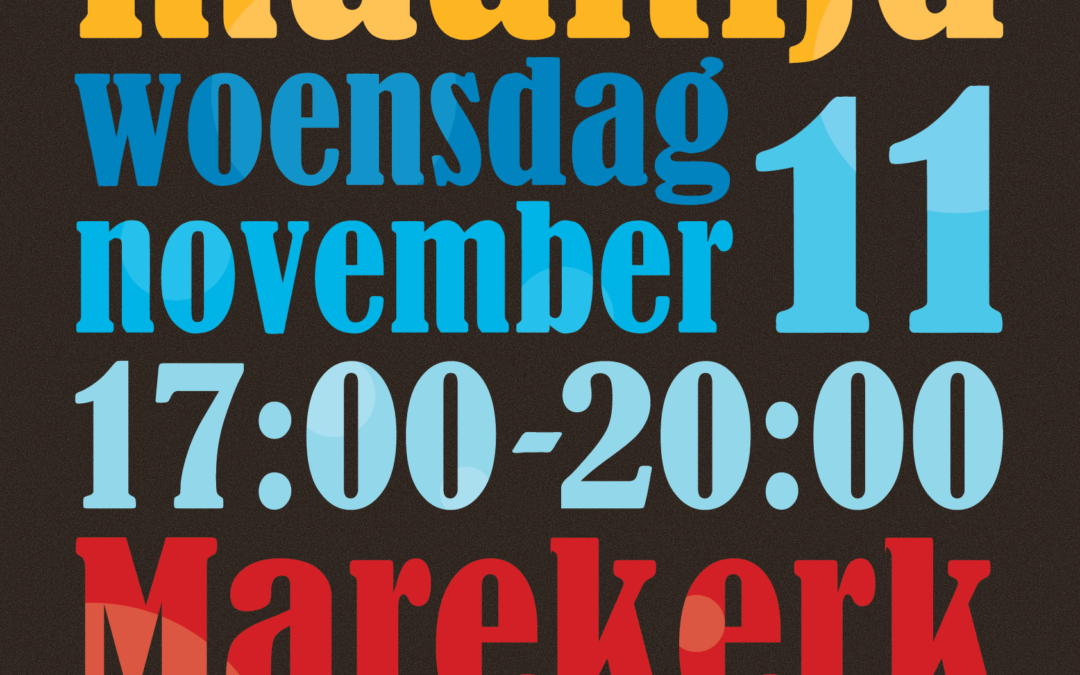 OntmoetingsMaaltijd 11 november